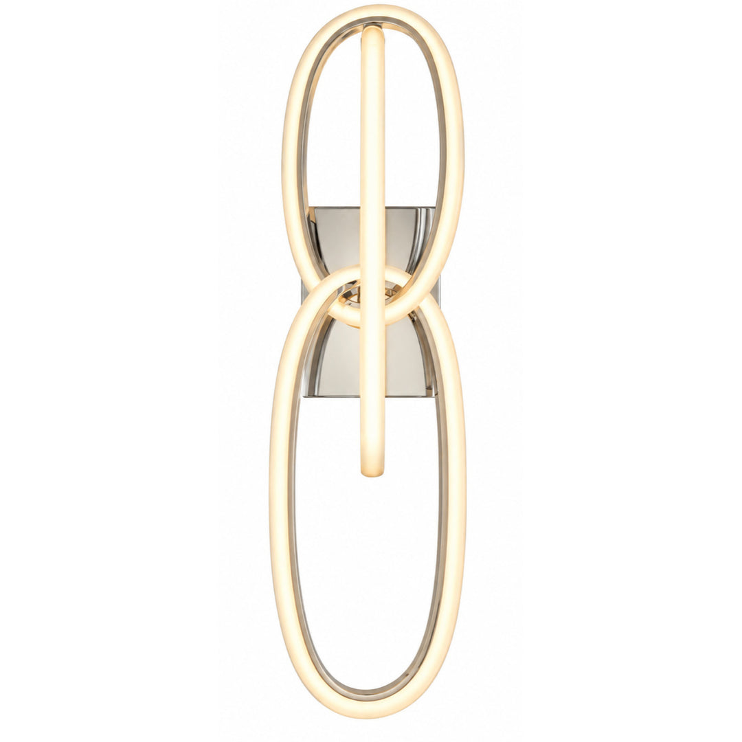 Circa 3-Ring LED Wall Sconce in Chrome by Avenue Lighting