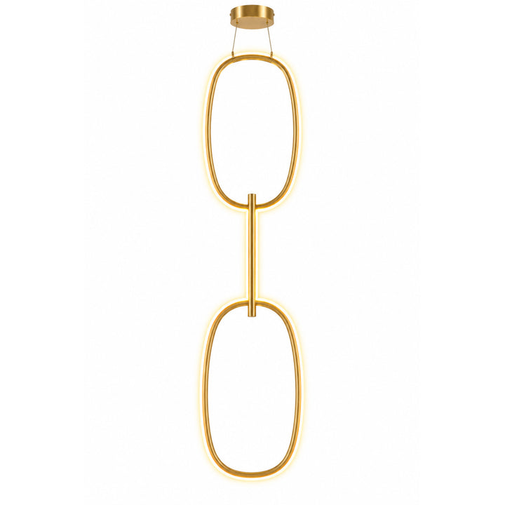 Circa 3-Ring LED Pendant in Gold by Avenue Lighting