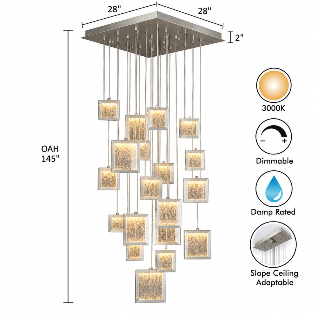 Brentwood LED Chandelier by Avenue Lighting - view 14