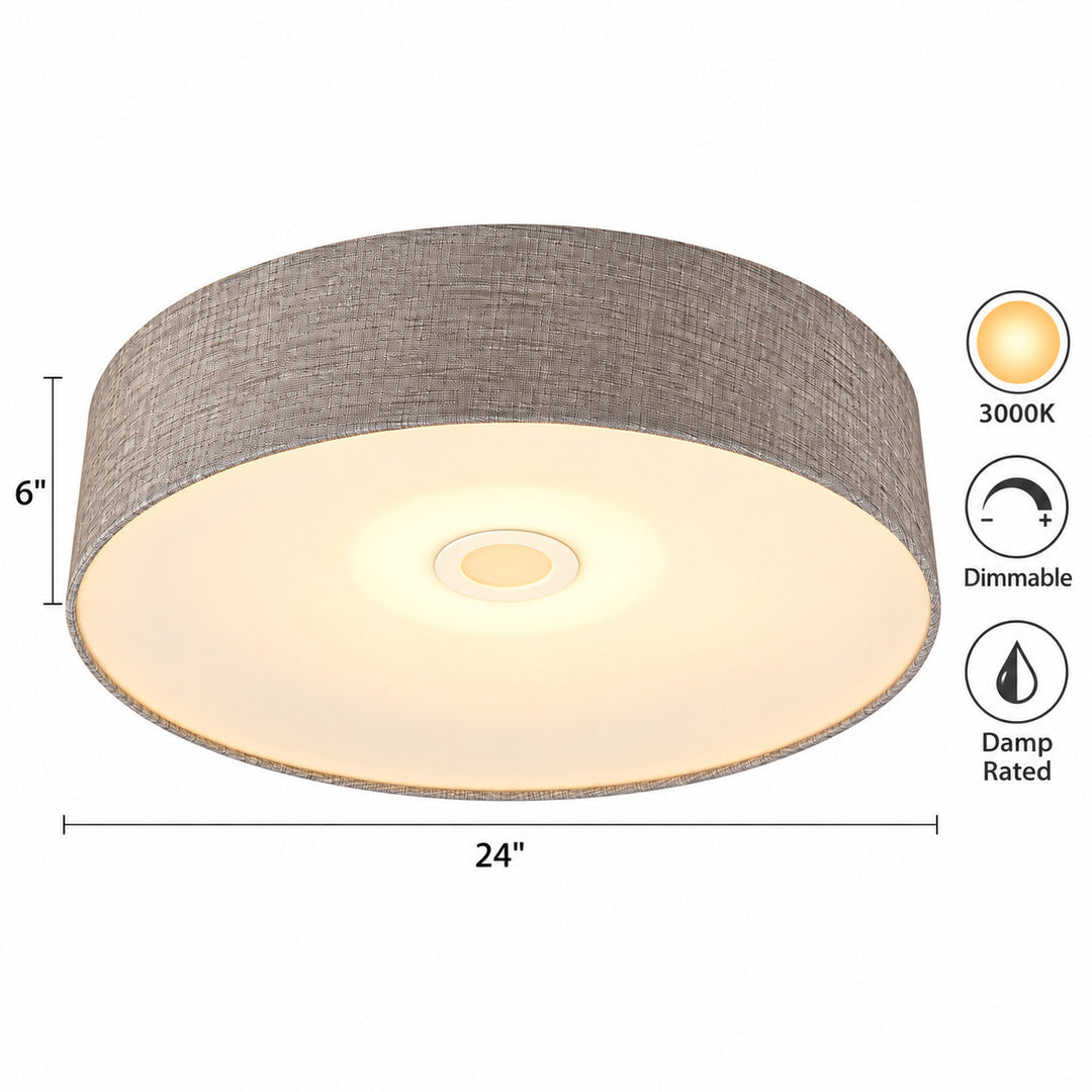 Cermack St. Drum Flush Mount by Avenue Lighting - view 13