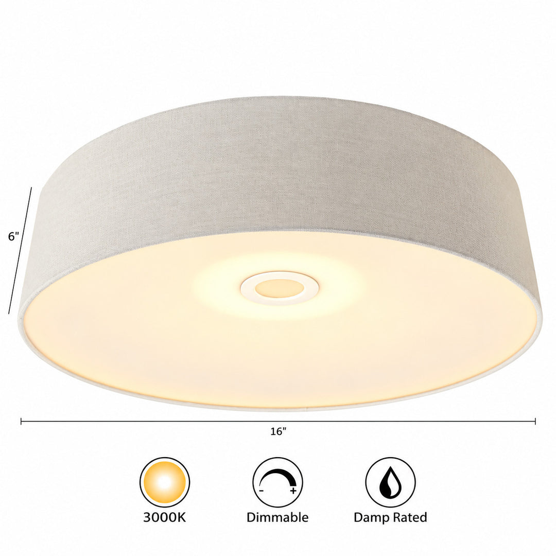 Cermack St. Drum Flush Mount by Avenue Lighting - view 9