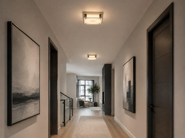 Cermack St. 10"W Square LED Flush Mount