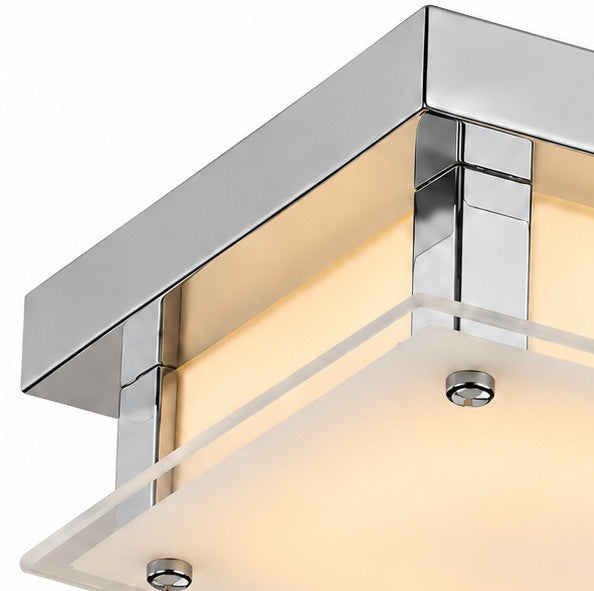 Cermack St. 10"W Square LED Flush Mount