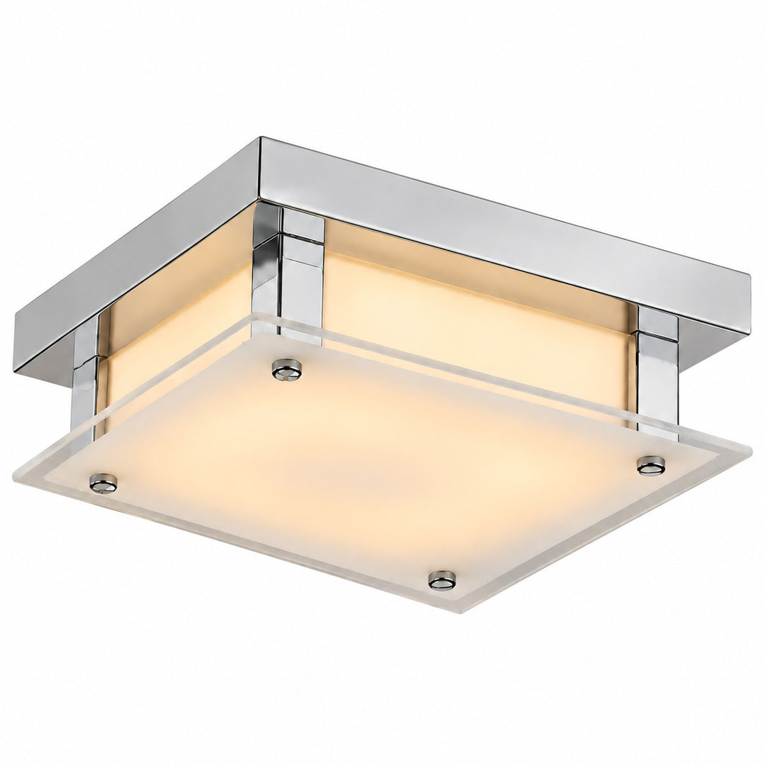 Cermack St. 12"W Square LED Flush Mount