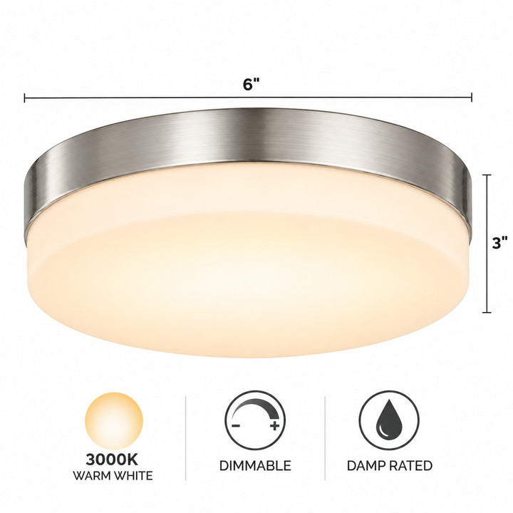 Cermack St. Round LED Flush Mount by Avenue Lighting - view 4