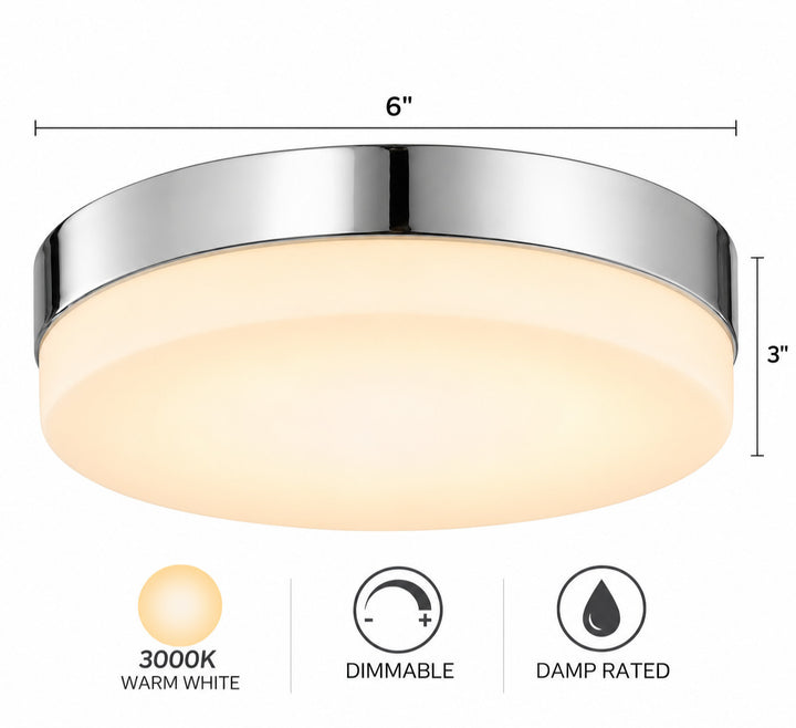 Cermack St. Round LED Flush Mount by Avenue Lighting - view 9