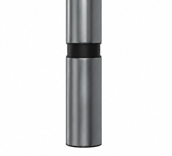 Cicada 10"H LED Pendant, Knurled Dark Grey and Black