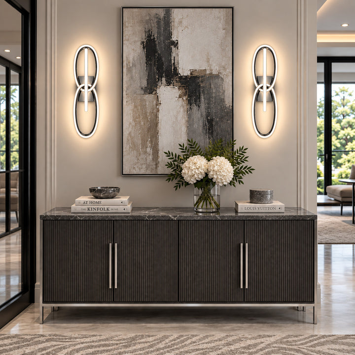 Circa 3-Ring LED Wall Sconce by Avenue Lighting - view 14