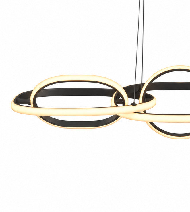 Circa 6-Ring LED Pendant by Avenue Lighting - view 2