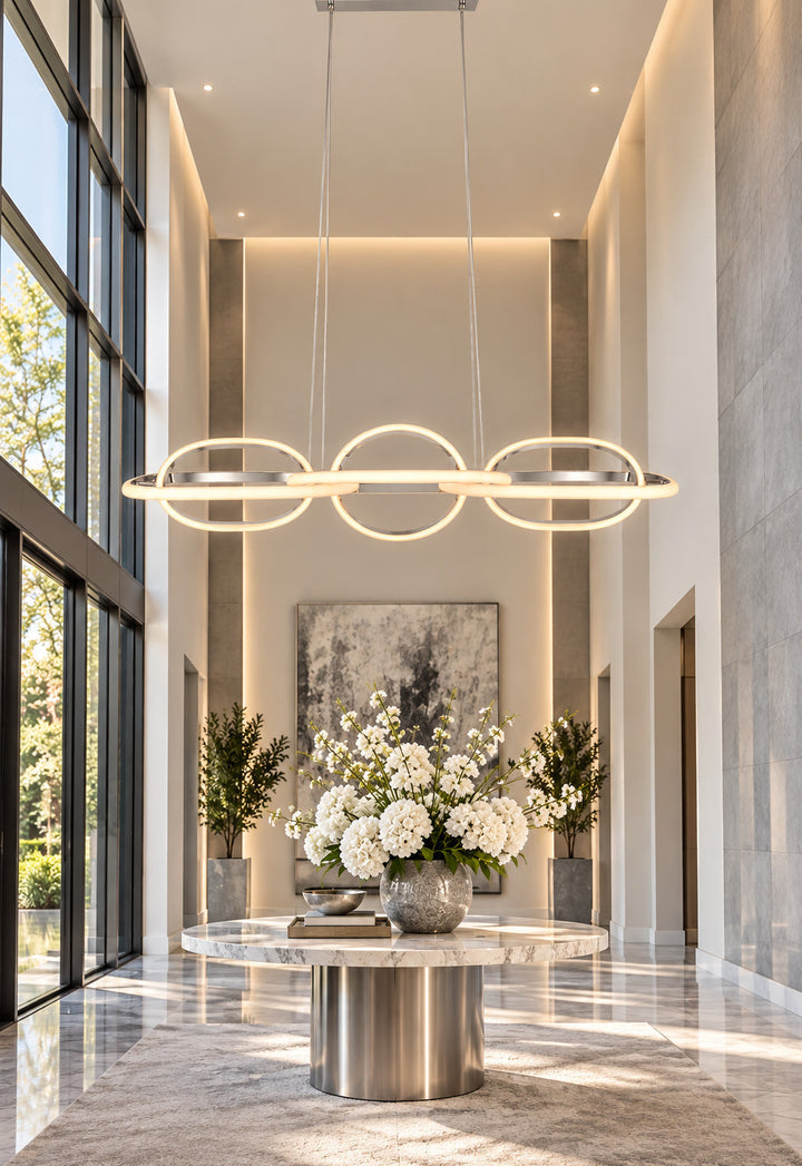 Circa 6-Ring LED Pendant by Avenue Lighting - view 13