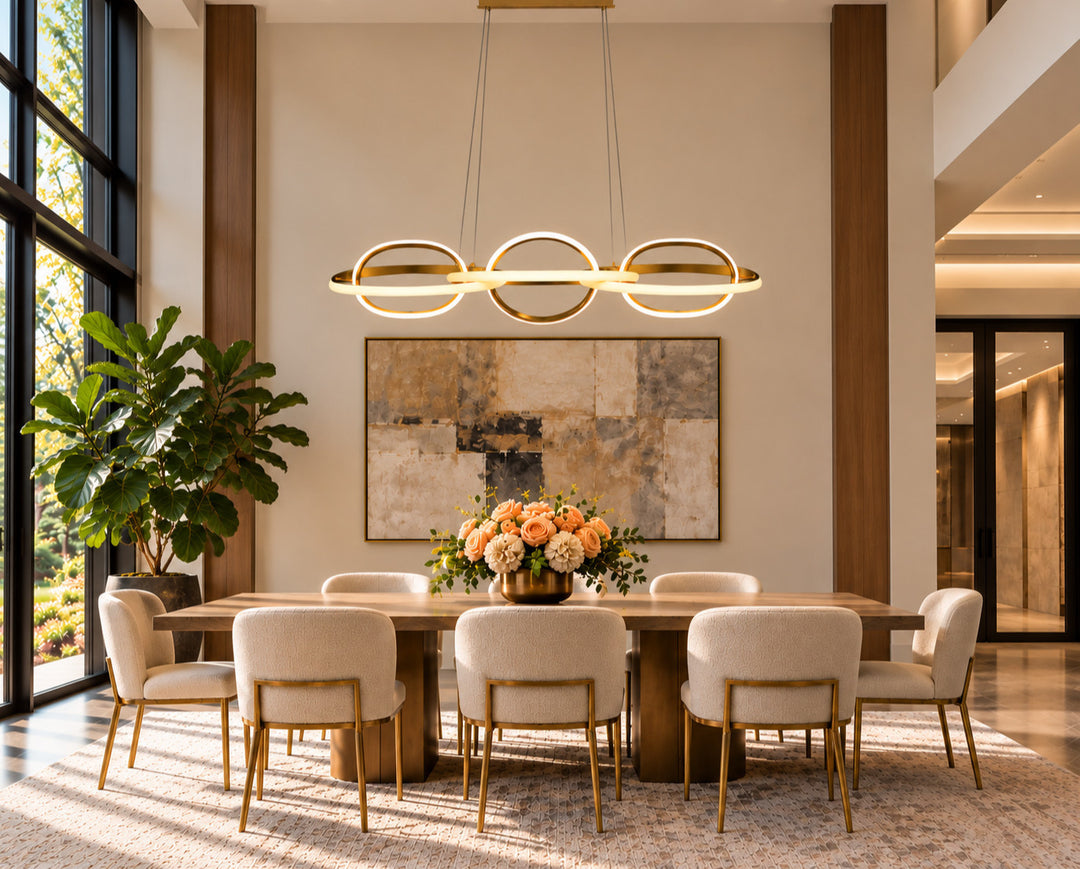 Circa 6-Ring LED Pendant by Avenue Lighting - view 21