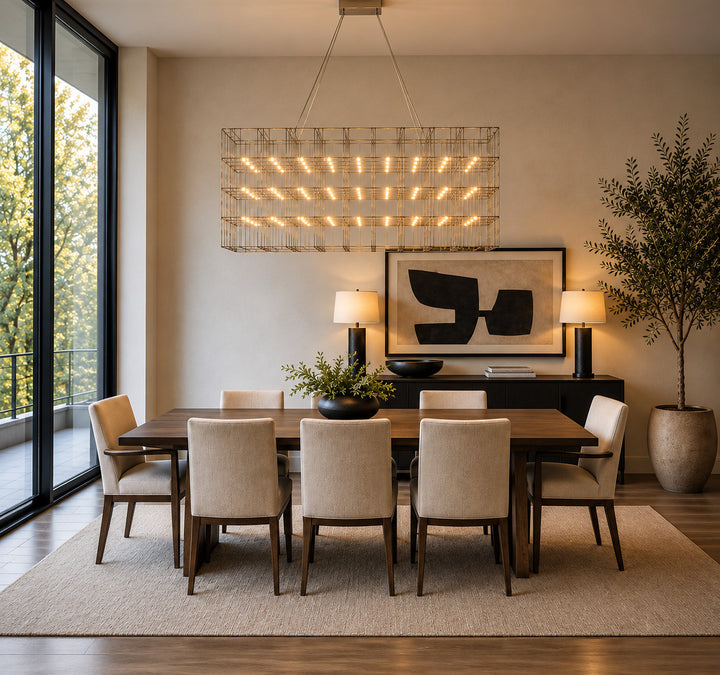 Argyle Linear LED Chandelier by Avenue Lighting - view 4