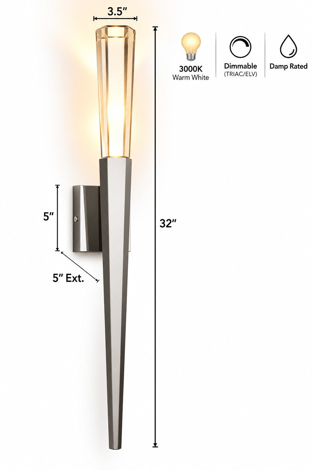 Avalon LED Wall Sconce by Avenue Lighting - view 5