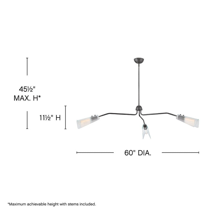 Altman Extra Large Low Profile Chandelier