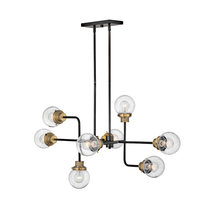 Poppy Medium Eight Light Linear