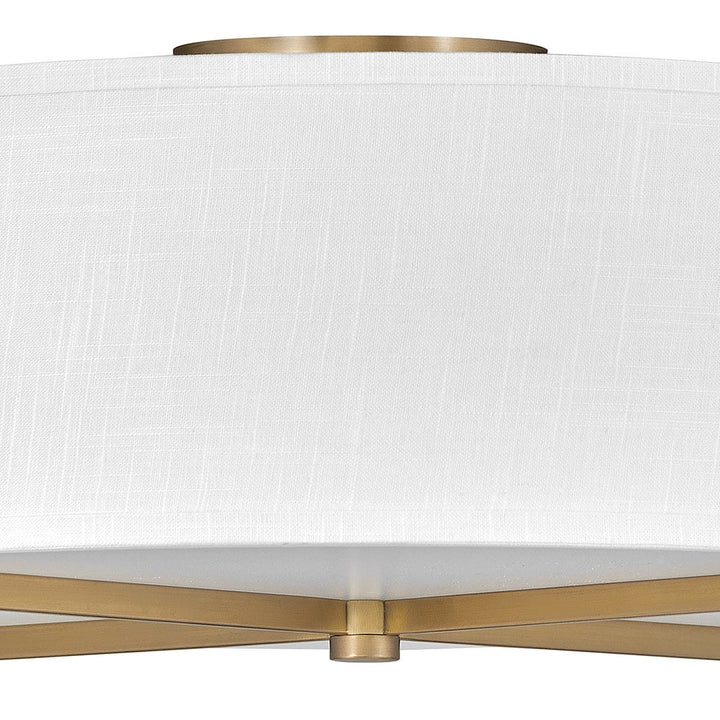 Axis Off White Semi-Flush Mount