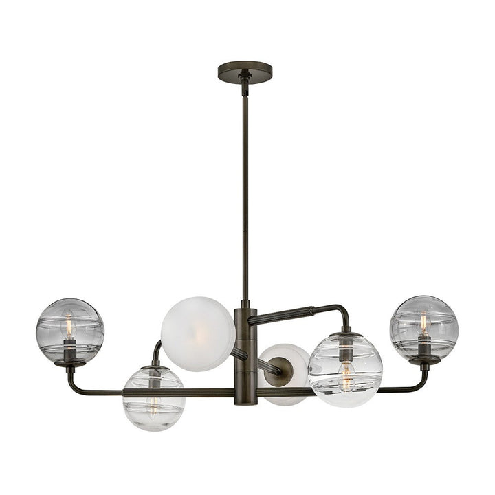 Oberon Large Adjustable Single Tier Chandelier