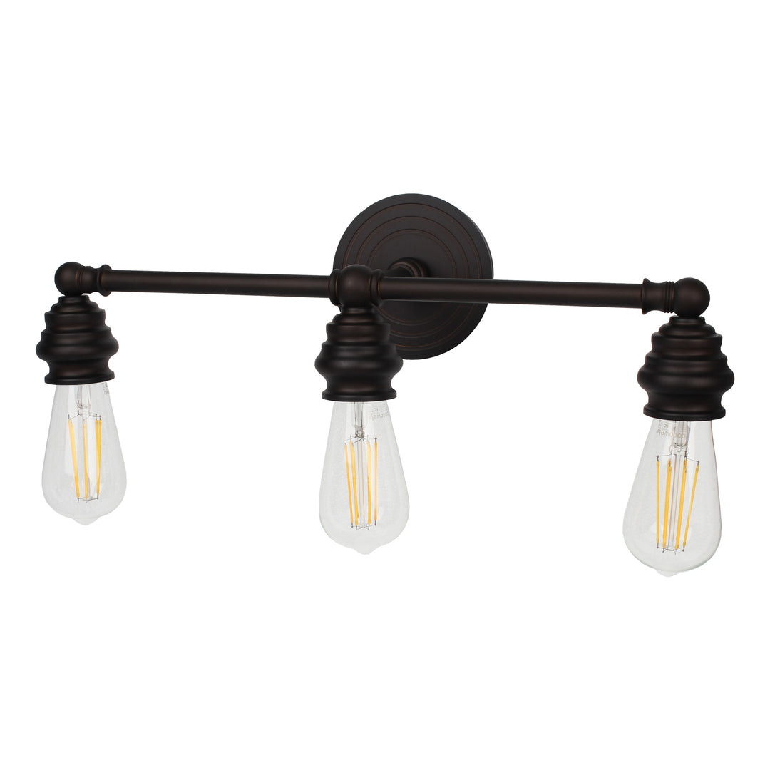 Tribune Vanity Light, 3-Light, by Russell