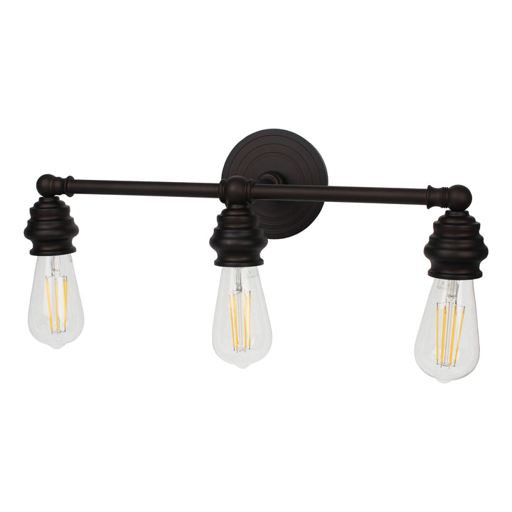 Tribune Vanity Light, 3-Light, by Russell