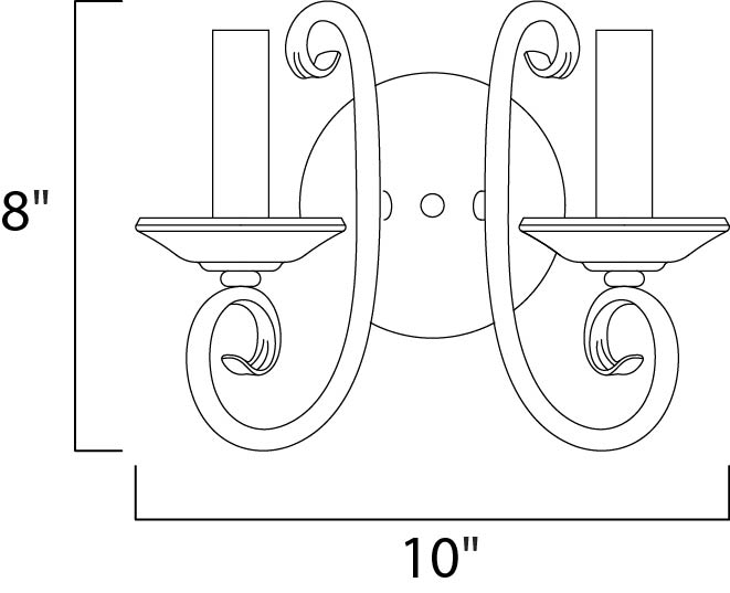 Loft Wall Sconce dimensions diagram