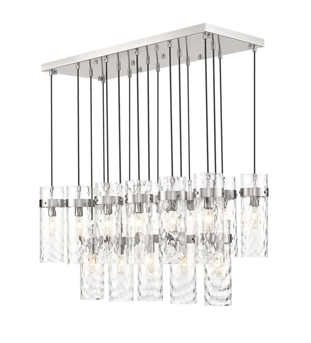 Fontaine - Linear Chandelier in Brushed Nickel by Z-Lite