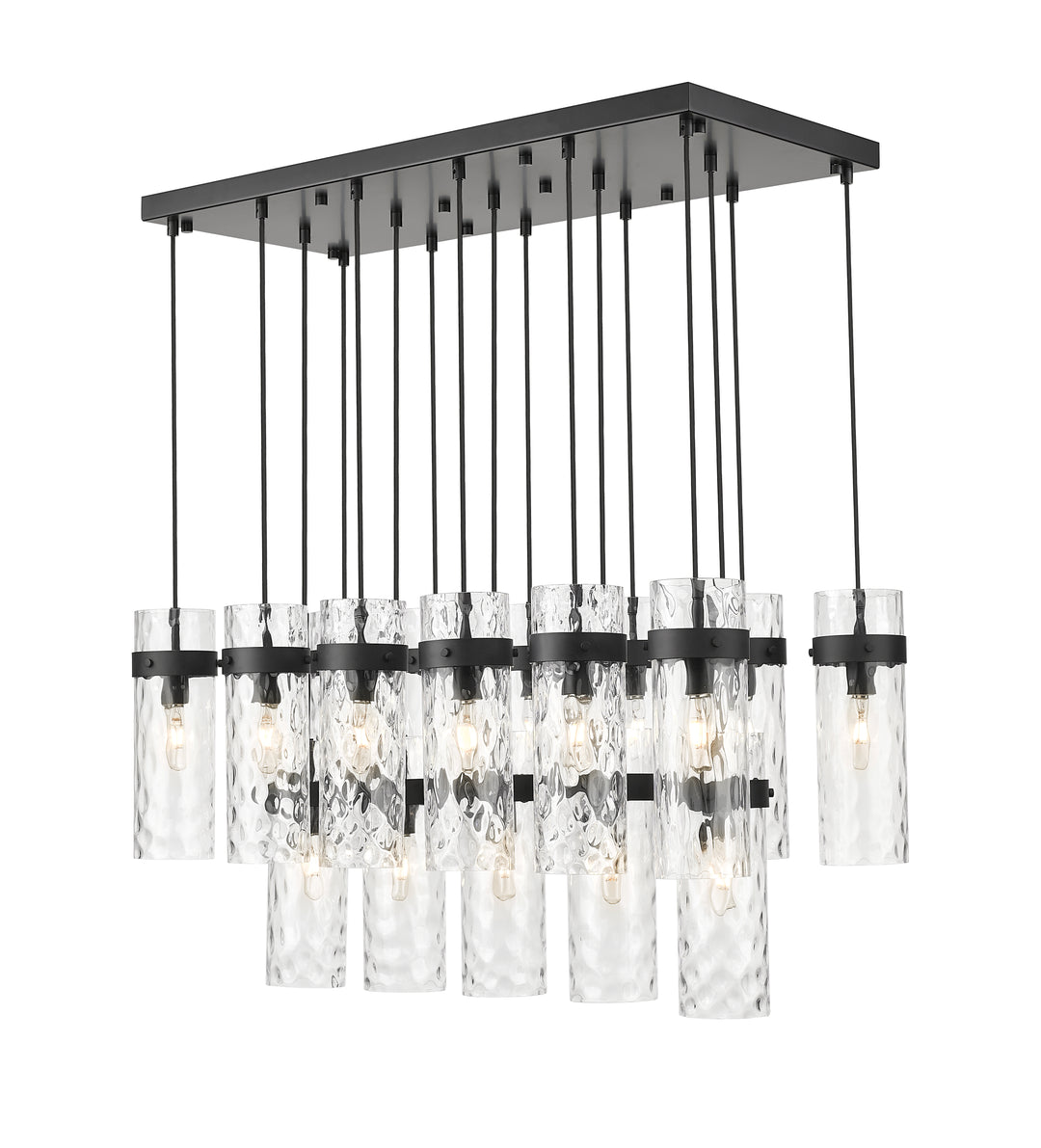 Fontaine - Linear Chandelier in Matte Black by Z-Lite