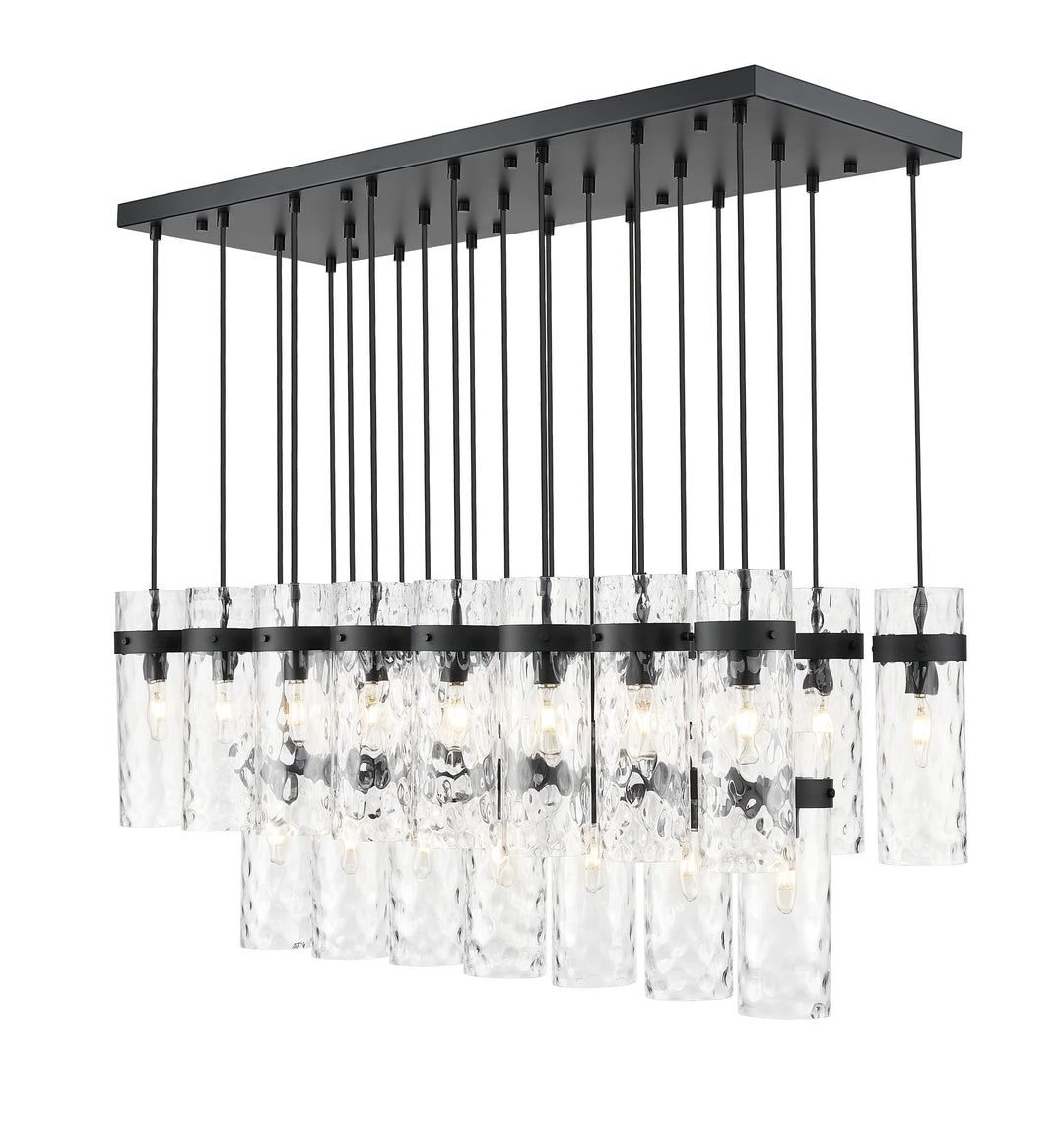Fontaine - Linear Chandelier in Matte Black by Z-Lite