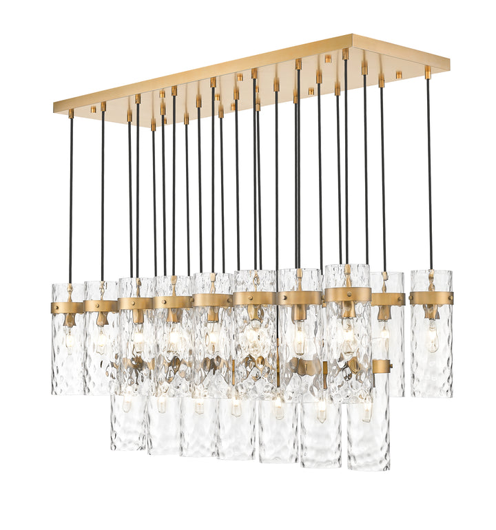 Fontaine - Linear Chandelier in Rubbed Brass by Z-Lite