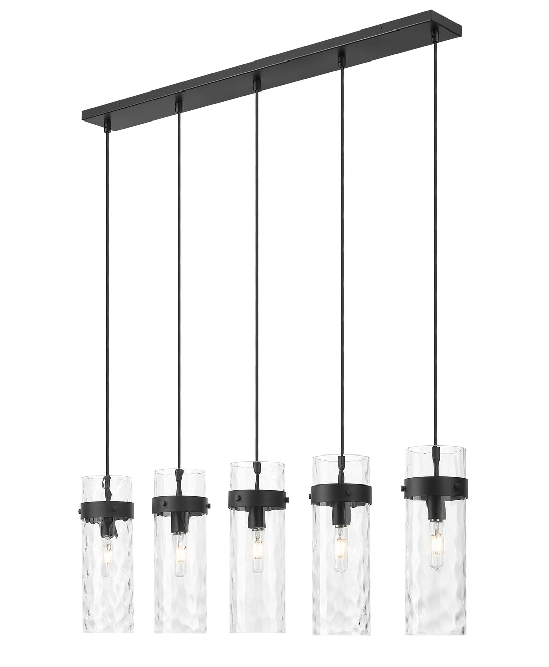 Fontaine - Linear Chandelier in Matte Black by Z-Lite