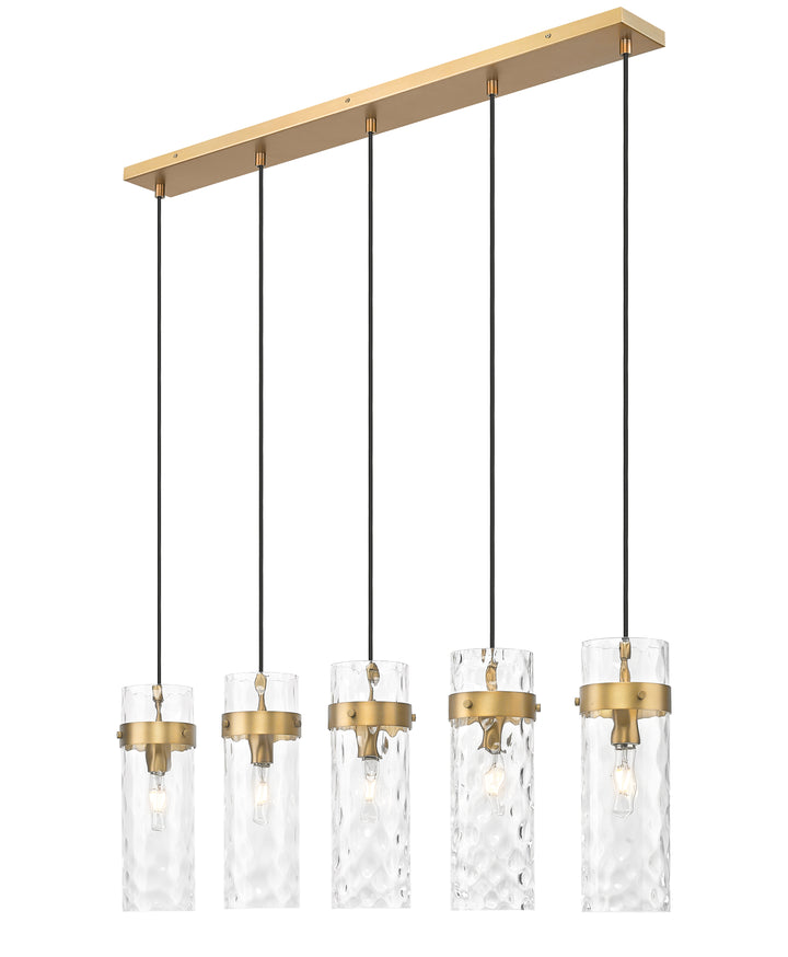 Fontaine - Linear Chandelier in Rubbed Brass by Z-Lite