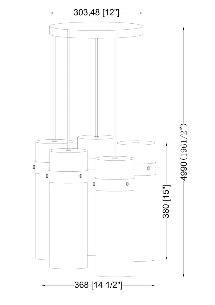 Fontaine - Chandelier