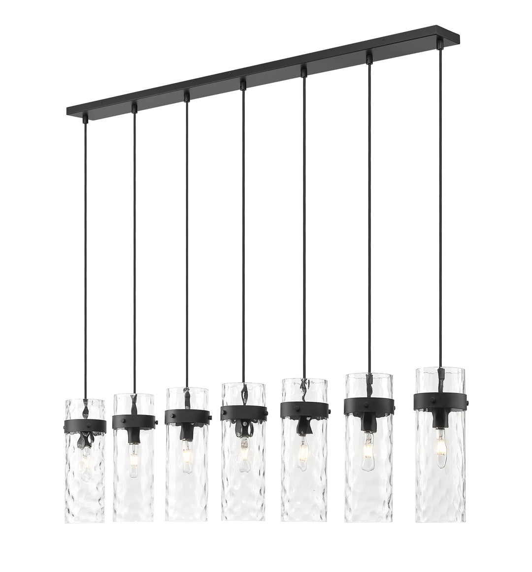 Fontaine - Linear Chandelier in Matte Black by Z-Lite
