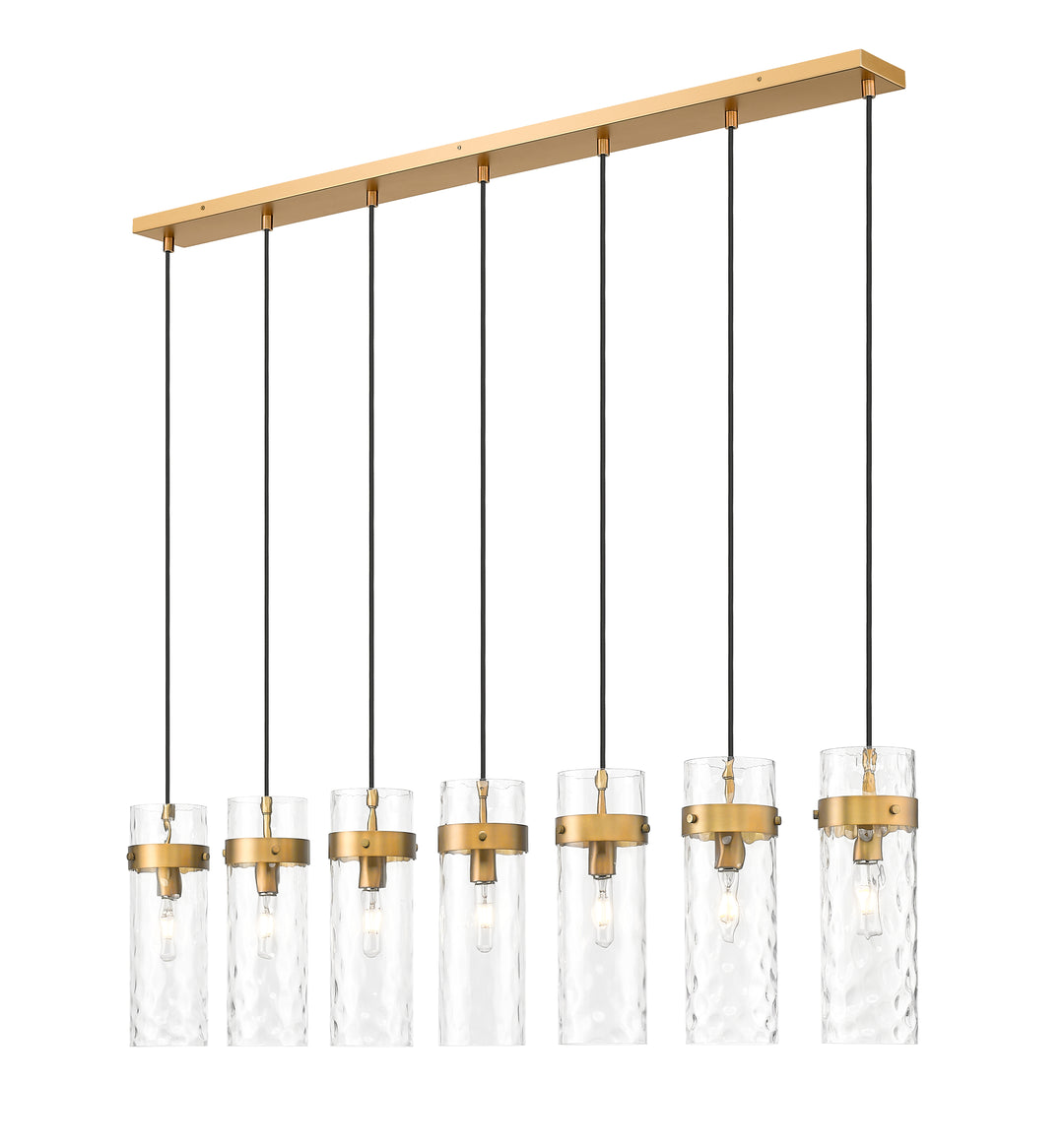 Fontaine - Linear Chandelier in Rubbed Brass by Z-Lite