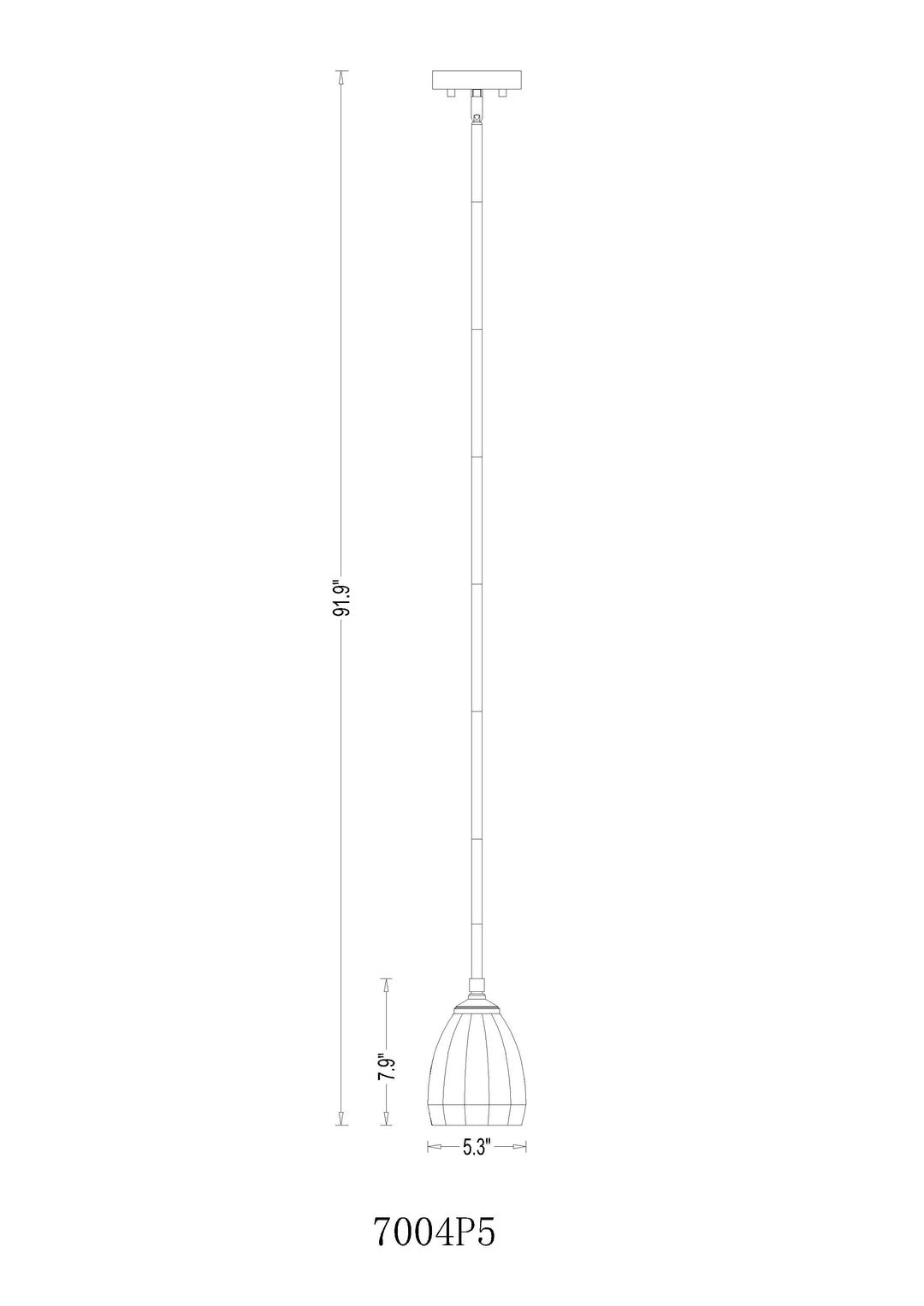 Oren - 1 Light Pendant