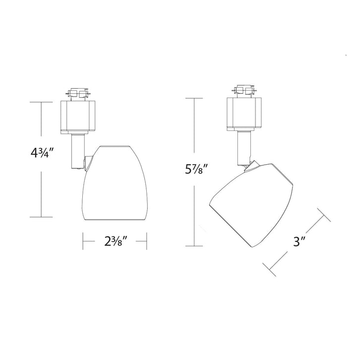 Bullet 10W H/J/L Track Luminaire by WAC Lighting - view 2
