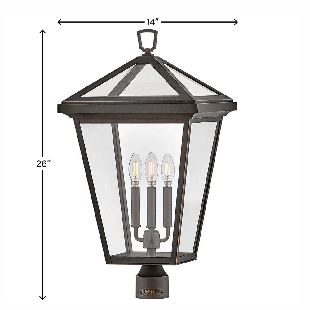 Alford Place Post Mount Lantern