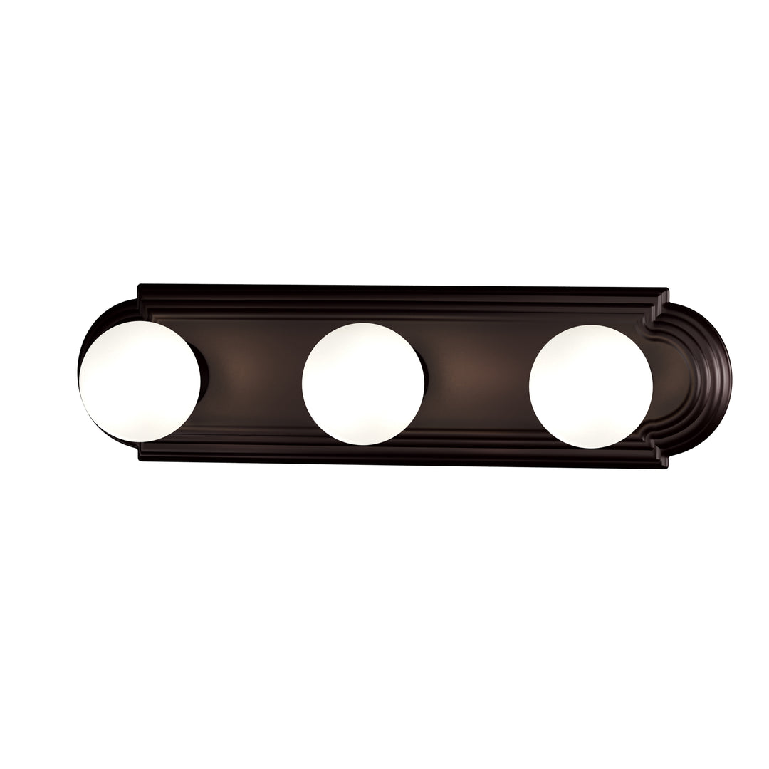Essentials Racetrack Bath Vanity Light Oil Rubbed Bronze