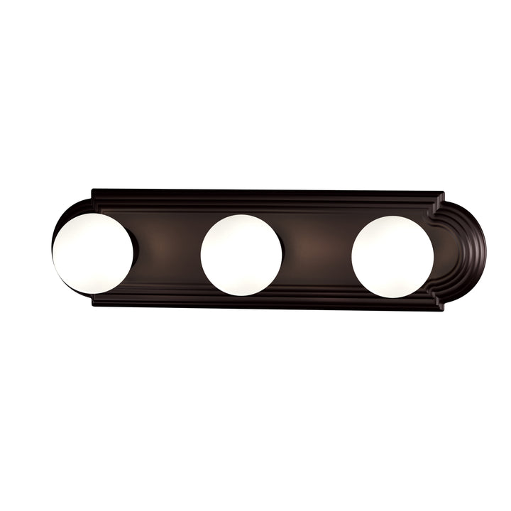 Essentials Racetrack Bath Vanity Light Oil Rubbed Bronze