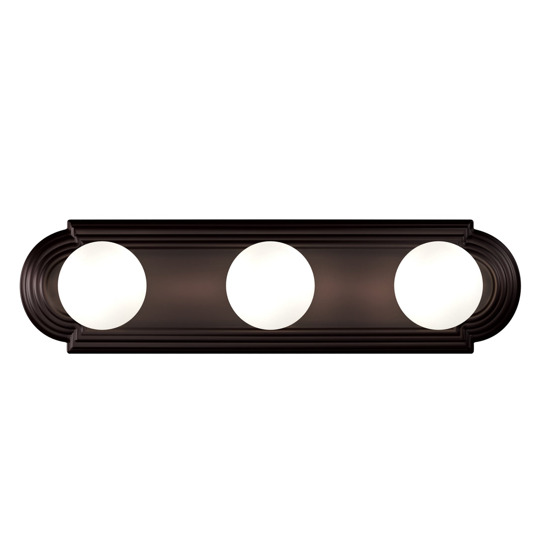 Essentials Racetrack Bath Vanity Light Oil Rubbed Bronze alternate view