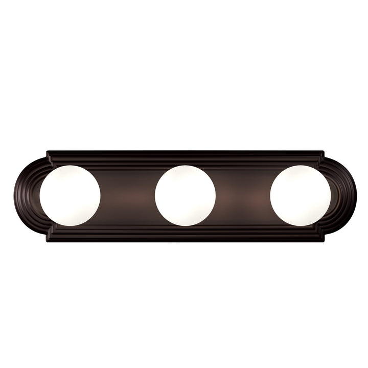 Essentials Racetrack Bath Vanity Light Oil Rubbed Bronze alternate view