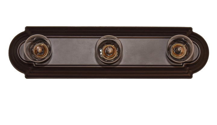 Essentials Racetrack Bath Vanity Light Oil Rubbed Bronze alternate view