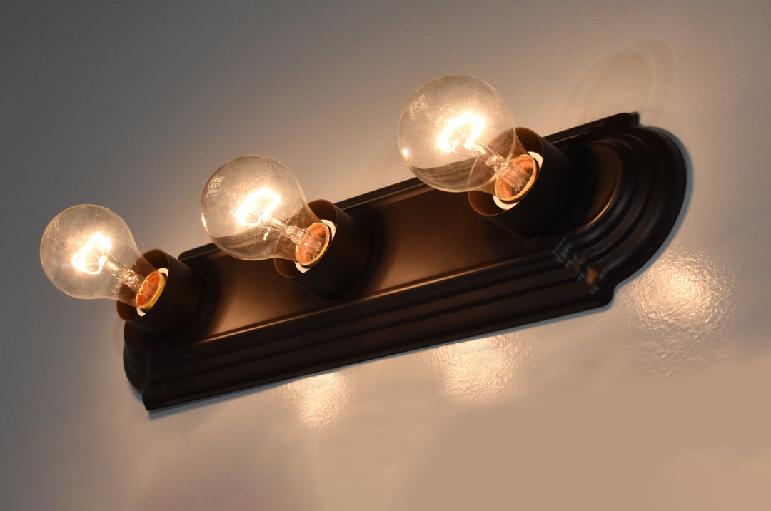 Essentials Racetrack Bath Vanity Light Oil Rubbed Bronze alternate view