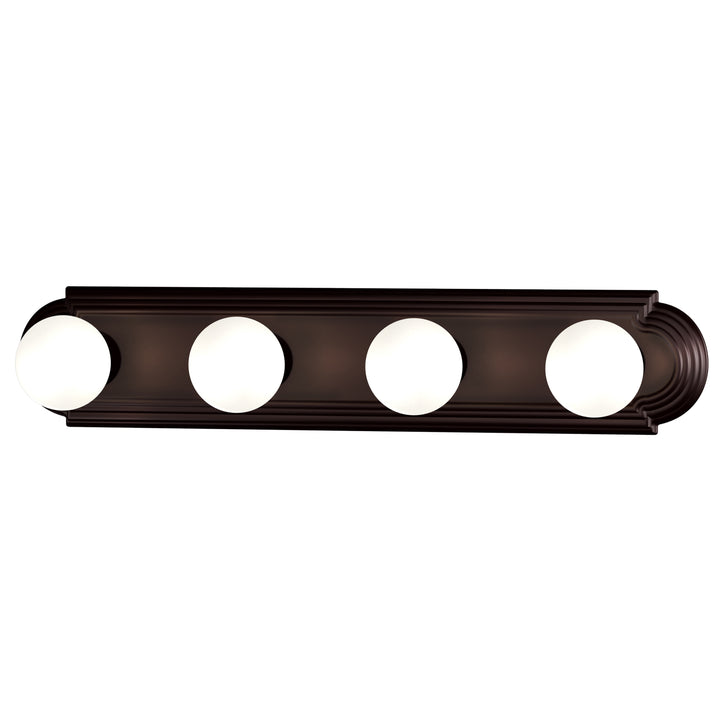 Essentials Racetrack Bath Vanity Light Oil Rubbed Bronze