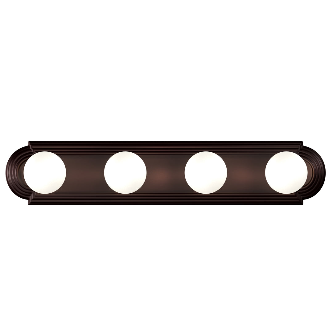 Essentials Racetrack Bath Vanity Light Oil Rubbed Bronze alternate view