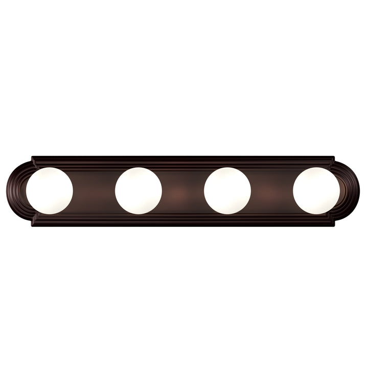 Essentials Racetrack Bath Vanity Light Oil Rubbed Bronze alternate view