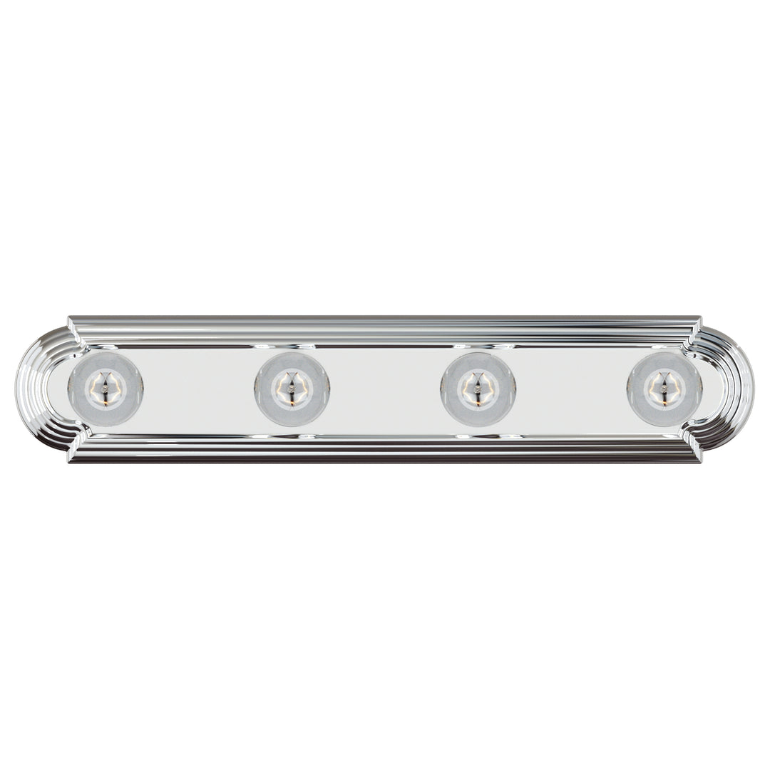 Essentials Racetrack Bath Vanity Light Polished Chrome alternate view