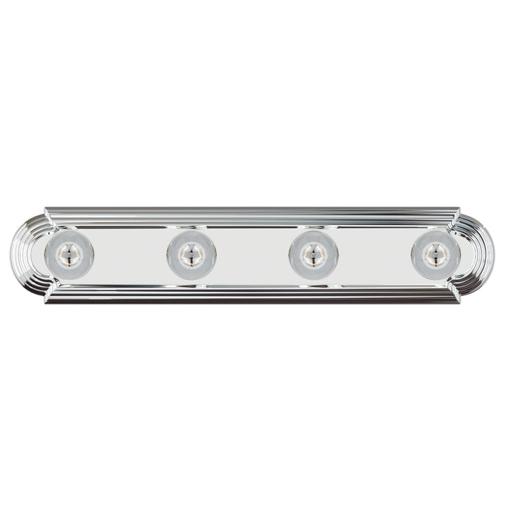 Essentials Racetrack Bath Vanity Light Polished Chrome alternate view