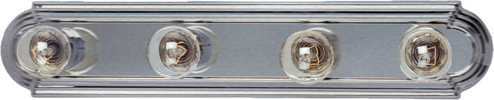 Essentials Racetrack Bath Vanity Light Satin Nickel