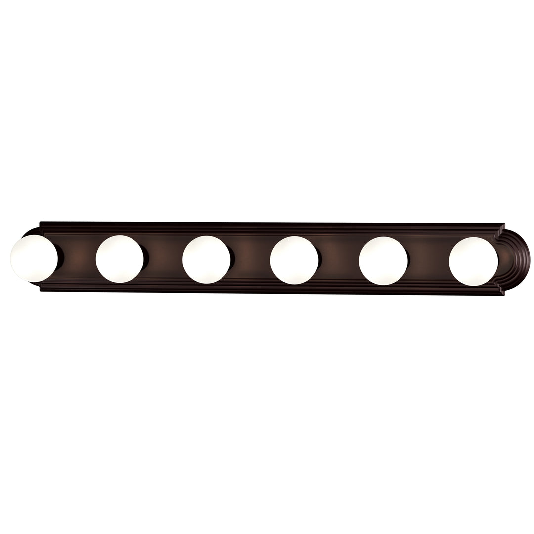 Essentials Racetrack Bath Vanity Light Oil Rubbed Bronze
