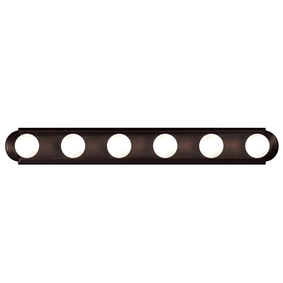 Essentials Racetrack Bath Vanity Light Oil Rubbed Bronze alternate view